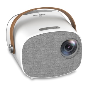 POWERTECH LED βιντεοπροβολέας PT-981, Full HD, 1600mAh, WiFi, λευκός